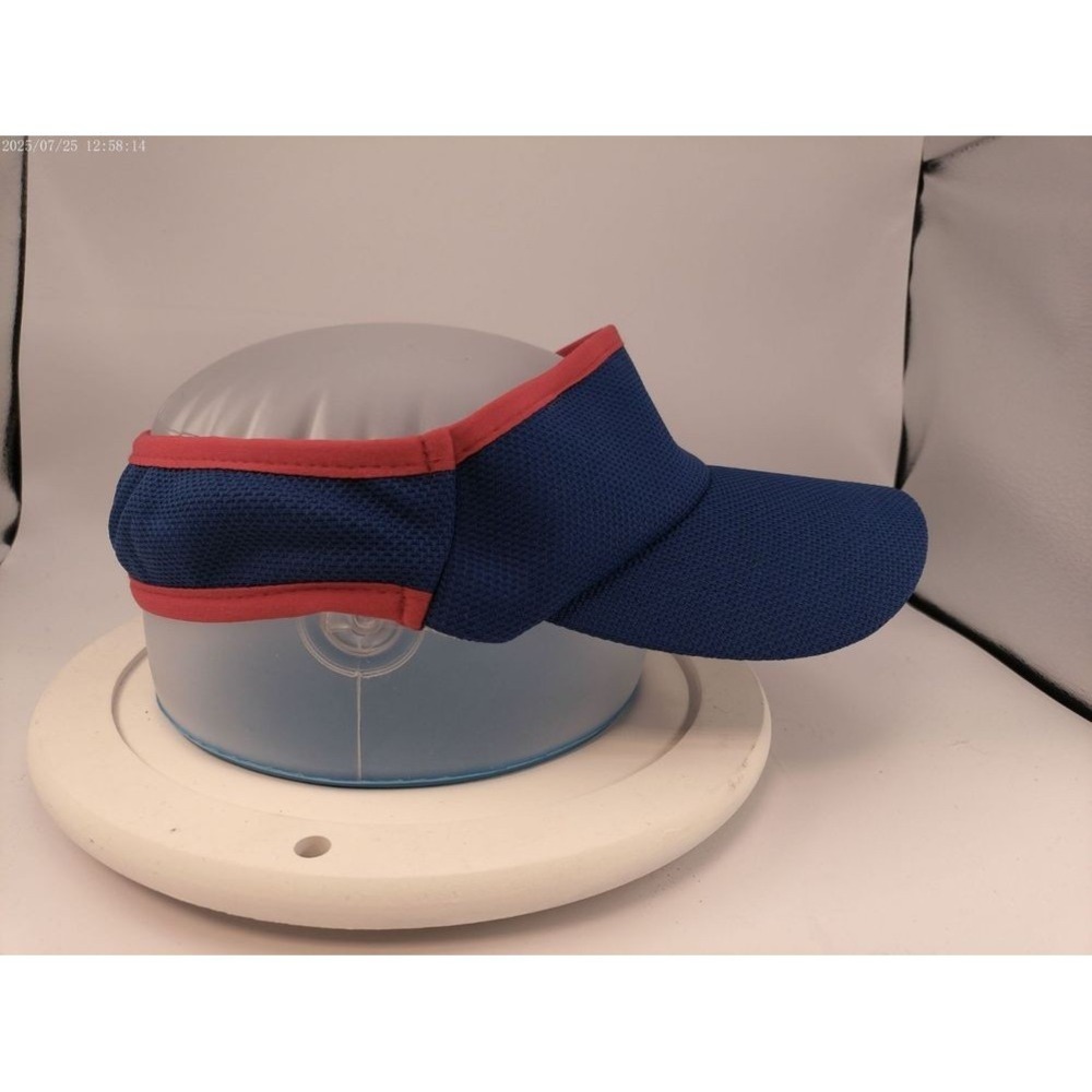 Endurance Visor Hat Clash Endurance Blue Red Stretch Fit One Size Athletic - Picture 12 of 12